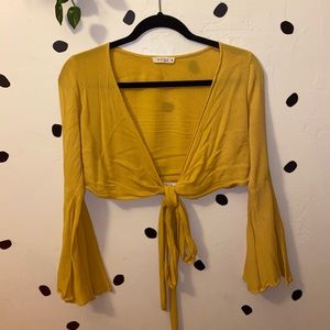 Bohemian Front-Tie Top